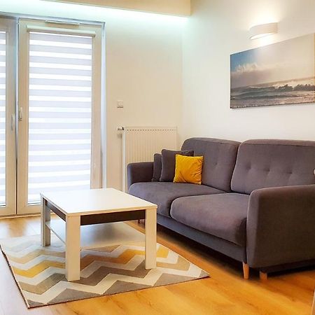 Ferienwohnung Cztery Oceany, Apartament Blisko Plazy, Grey Danzig Exterior foto